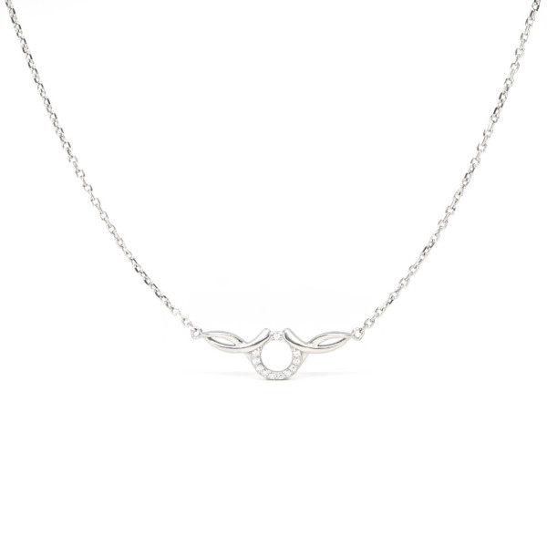 Luminous Winged Halo Necklace