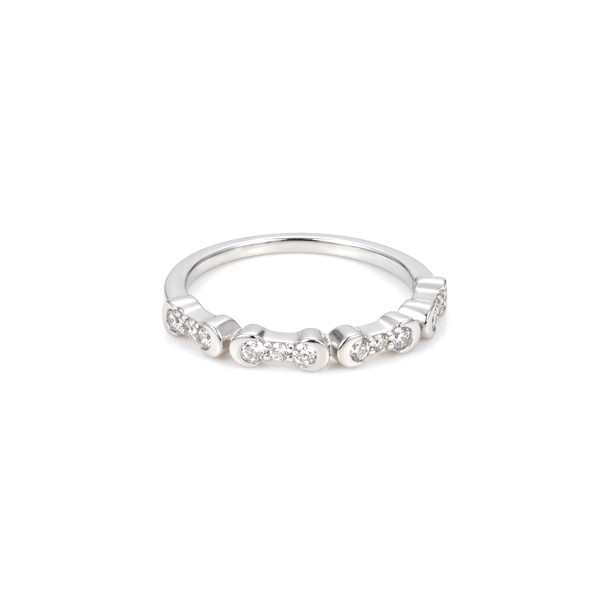Geometric Bar Eternity Band